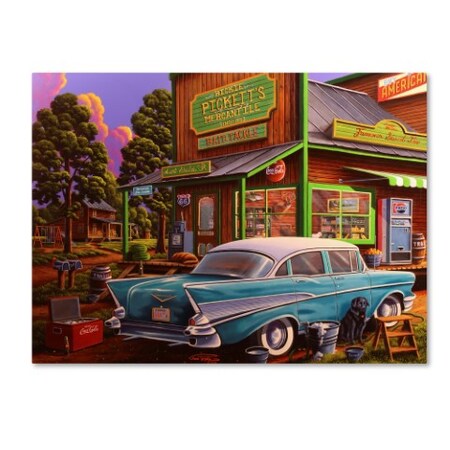Trademark Fine Art Geno Peoples 'A Time Remembered II' Canvas Art, 18x24 ALI19592-C1824GG
